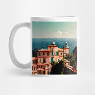 Amalfi Coast en rose Mug